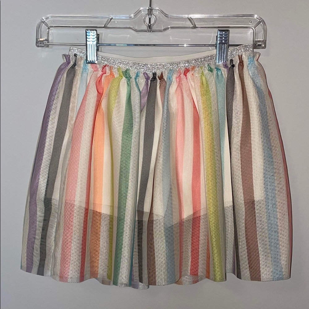 Target Girls Multicolor Striped Twill Skort Size 8 (M)
NWOT